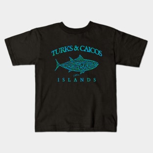 Turks & Caicos Islands Bluefin Tuna Kids T-Shirt